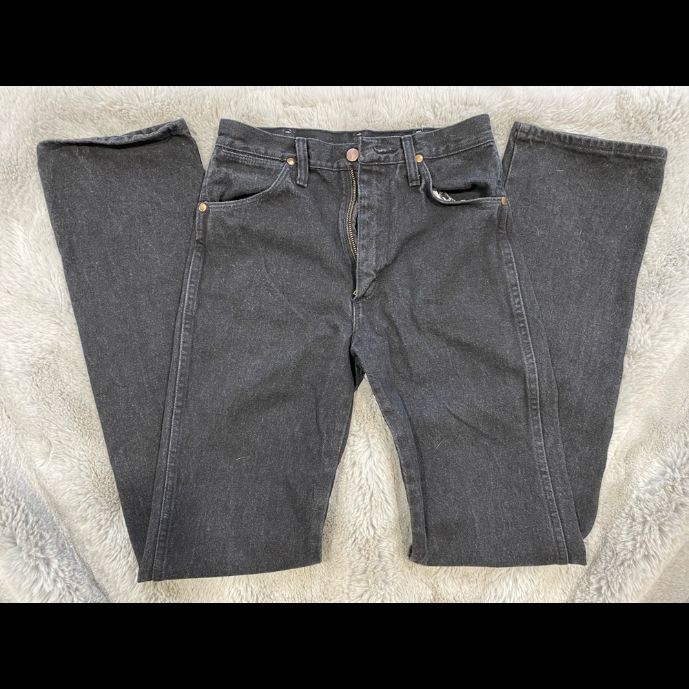 Vintage Mens Wrangler straight cut jeans 29x36